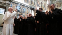 ĐTC tiếp Học Viện Thánh Augustino ở Roma