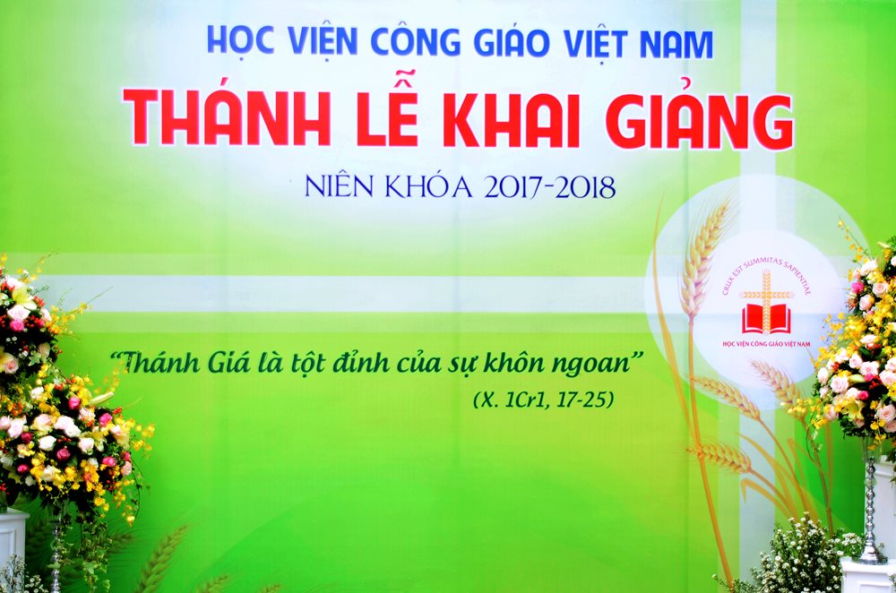 Học viện Công giáo Việt Nam khai giảng niên khoá 2017-2018