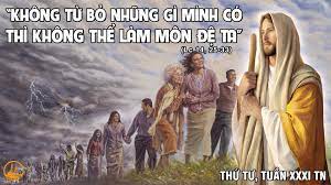 Thứ Tư tuần 31 thường niên. – Dứt khoát đi theo Chúa.