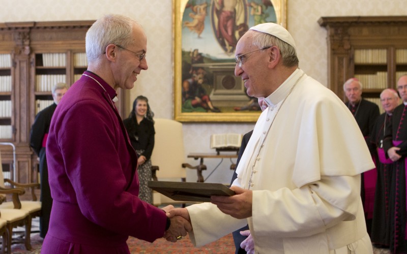 Đức giáo hoàng Phanxicô sẽ viếng thăm nhà thờ Anh giáo ở Roma