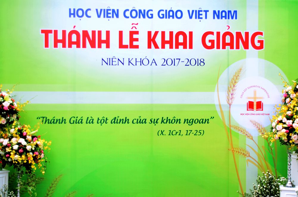 Học viện Công giáo Việt Nam khai giảng niên khoá 2017-2018
